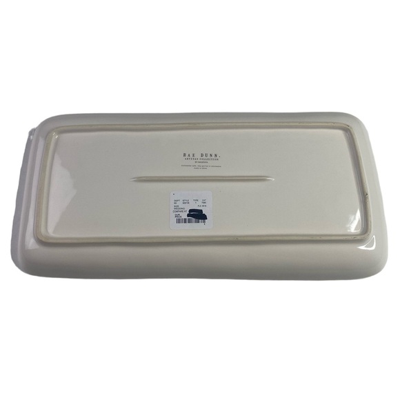 NWT 2018 Rae Dunn "JUST MARRIED" Platter Tray - Picture 2 of 2